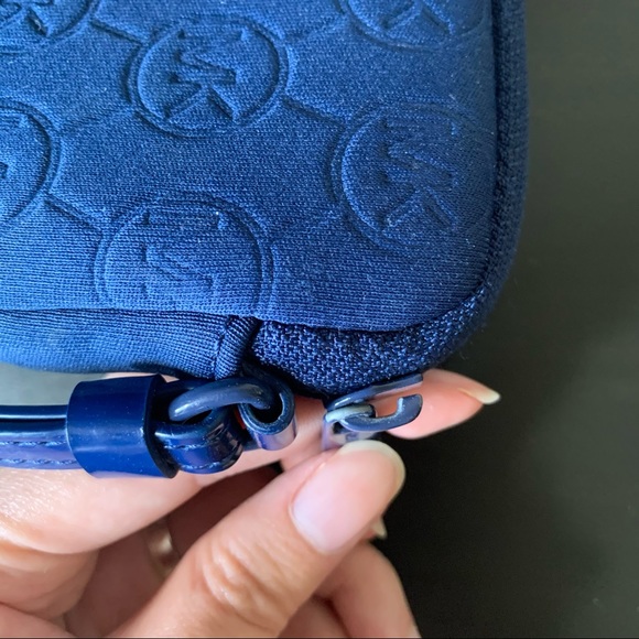 Michael Kors Blue Foam Wristlet - Picture 4 of 5